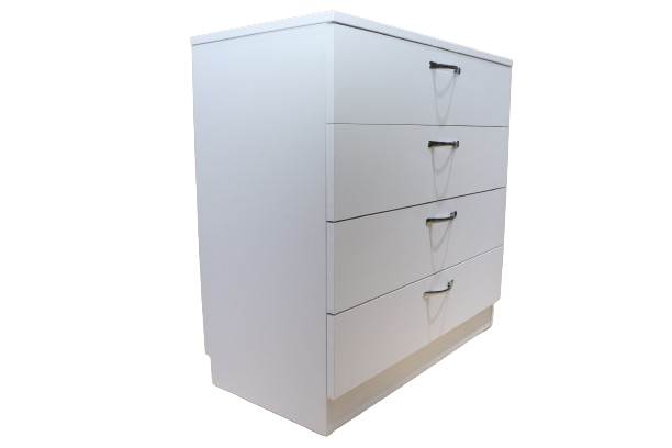 Comodă albă din PAL alb L800 8681SM ME