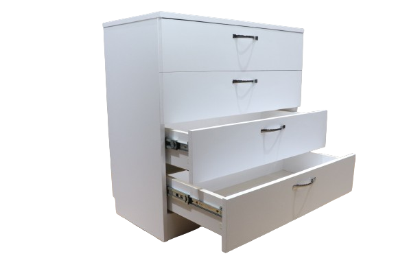 Comodă albă din PAL alb L800 8681SM ME - imagine 5