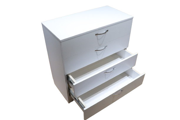 Comodă albă din PAL alb L800 8681SM ME - imagine 4