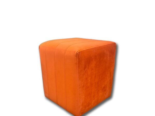 Taburet pătrat / puf moale tapițat