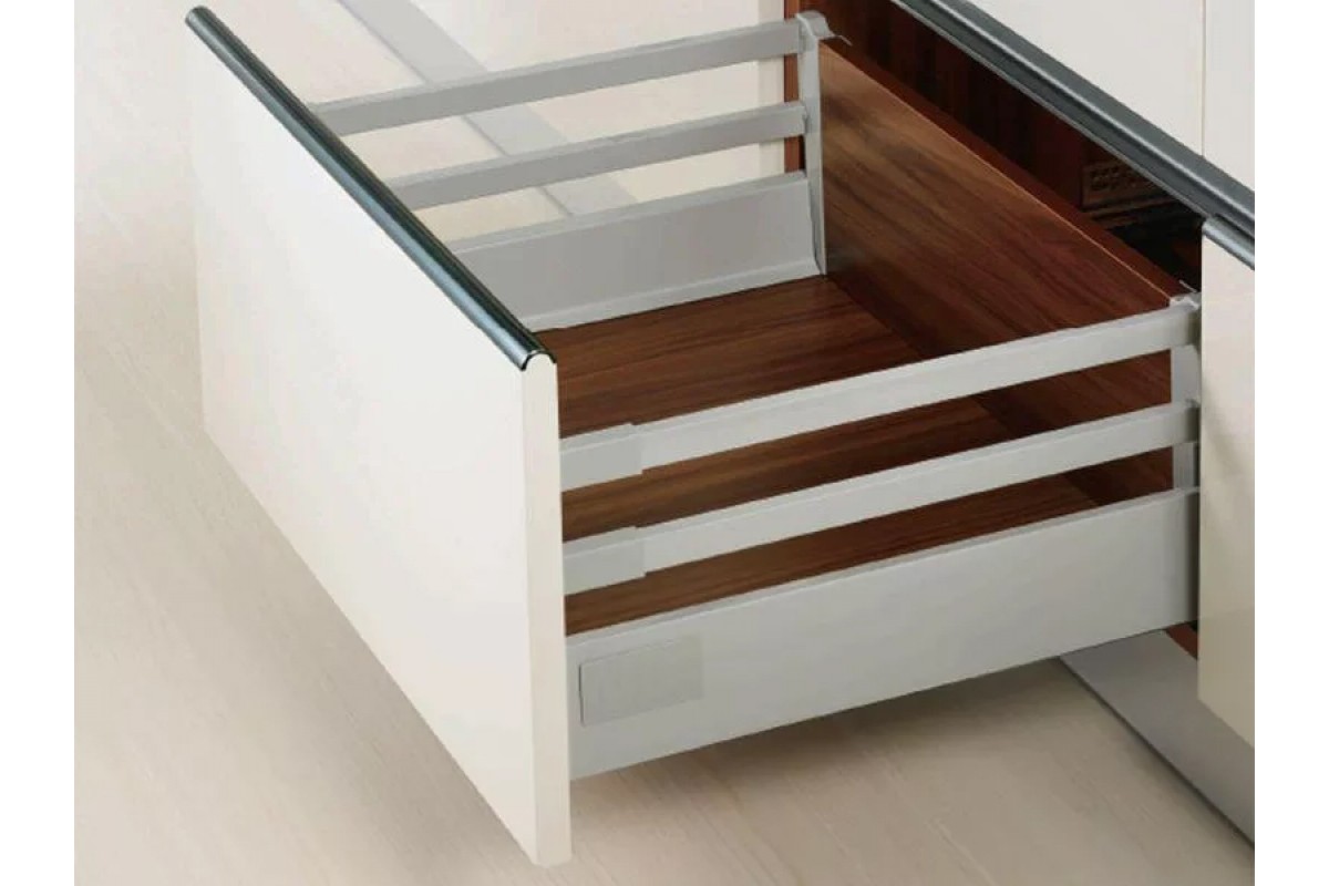 DTC Комплект Tandembox Белый высокий с 2 квадратными рейками (E01)