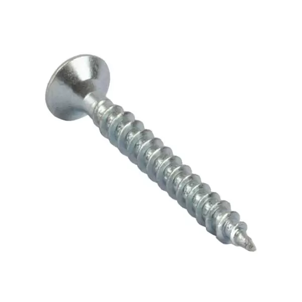 Șurub universal pe lemn (PAL) zinc alb - imagine 2