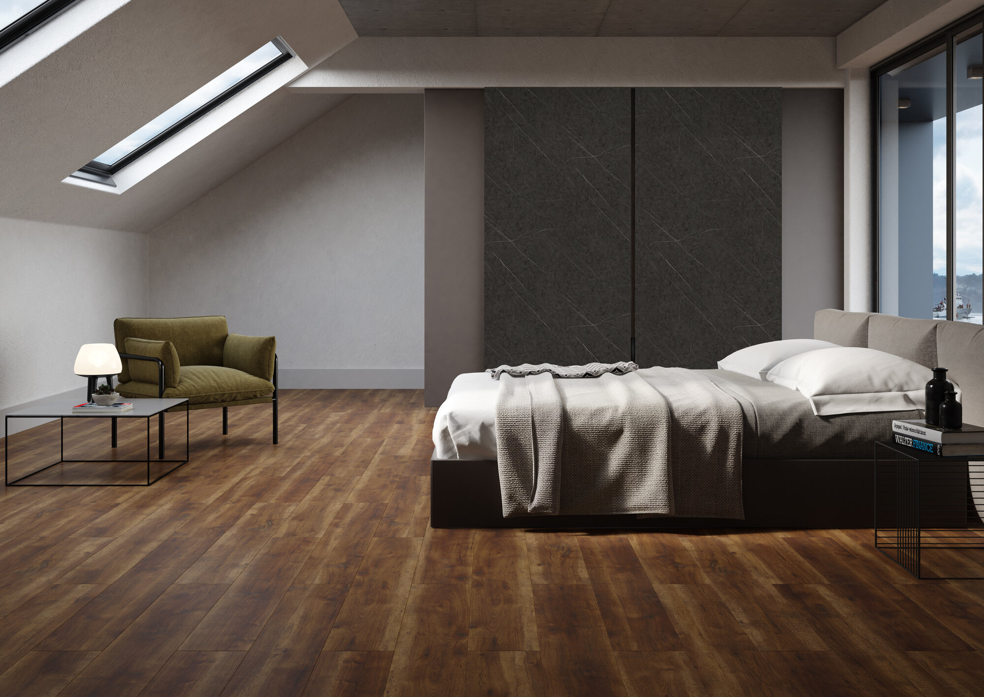 ЛДСП Swiss Krono 4878 VL Софистик Грей Рок, 18мм — изображение 2