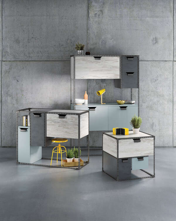 Melamine faced particleboard kronospan K079 Grey Clubhouse Oak 18mm - Image 2