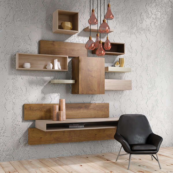 Pal melaminat kronospan K090 PW Bronze Expressive Oak 18mm - imagine 2