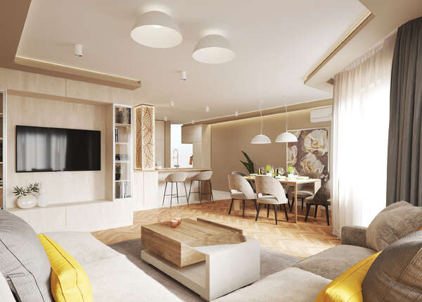 Melamine faced particleboard kronospan K349 RT Silk Flow 18mm - Image 2