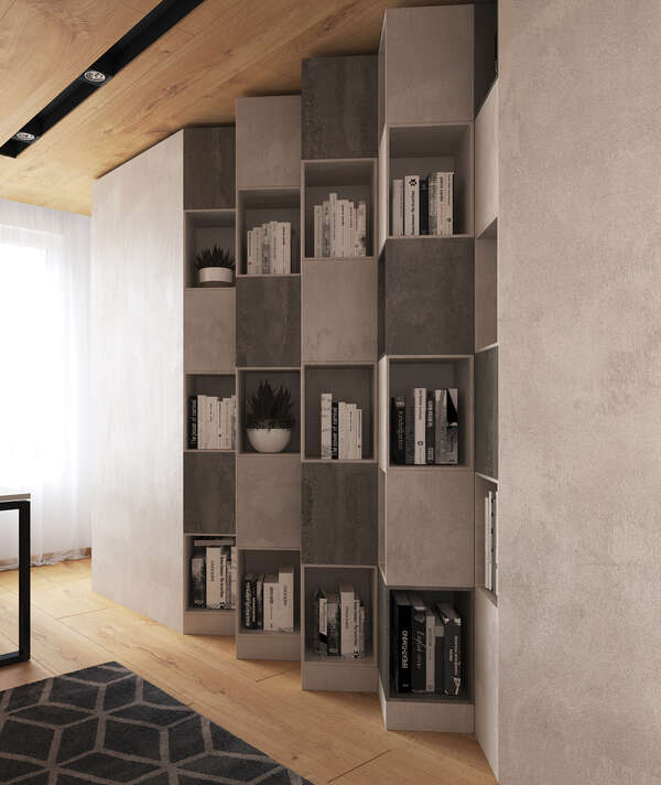 Melamine faced particleboard kronospan K350 RT Concrete Flow 18mm - Image 2