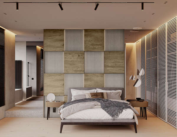 Pal melaminat Kronospan K544 RW Stejar Silverjack Nuc 18mm. - imagine 2