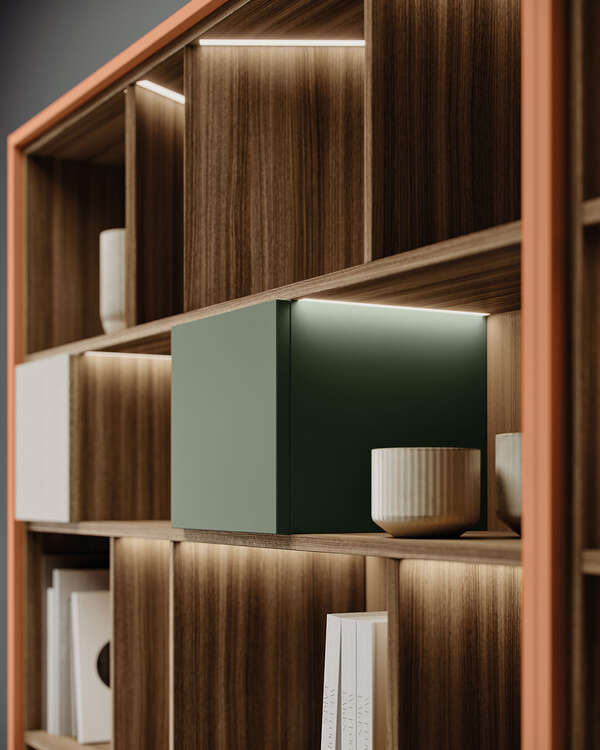 Pal melaminat Kronospan K547 Nuc Franklin Tabac 18mm. - imagine 2