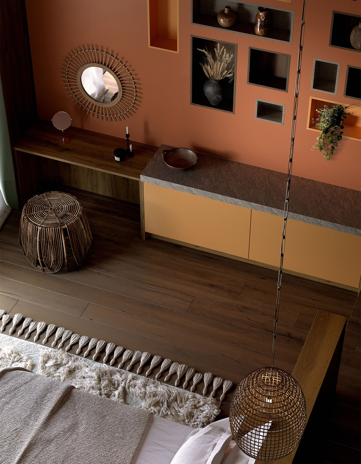 Pal melaminat Kronospan K554 AD Stejar Hudson Ciocolatiu 18mm. - imagine 2