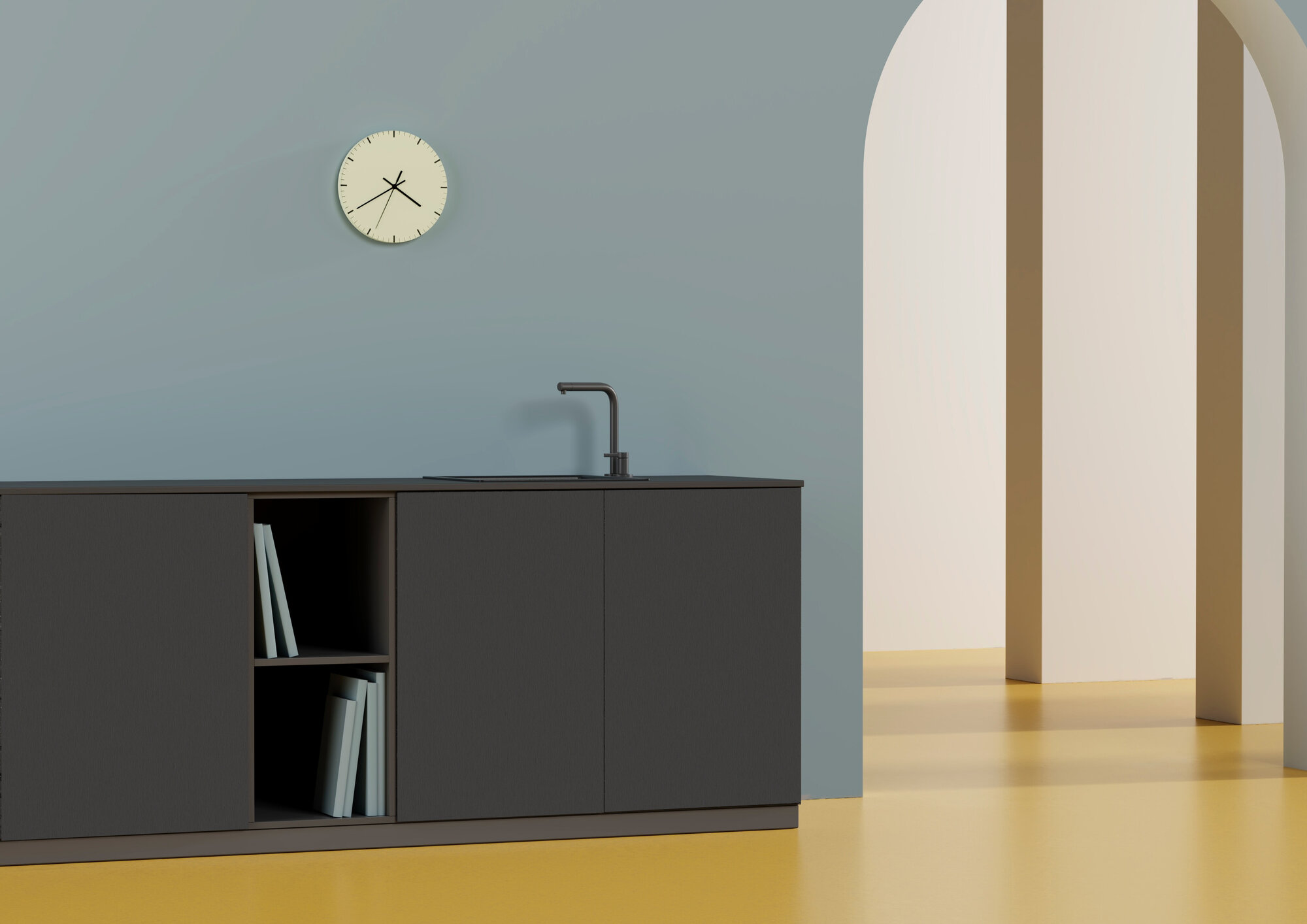 Melamine faced particleboard Swiss Krono 4453 VL Titan Anthracite 18mm - Image 2