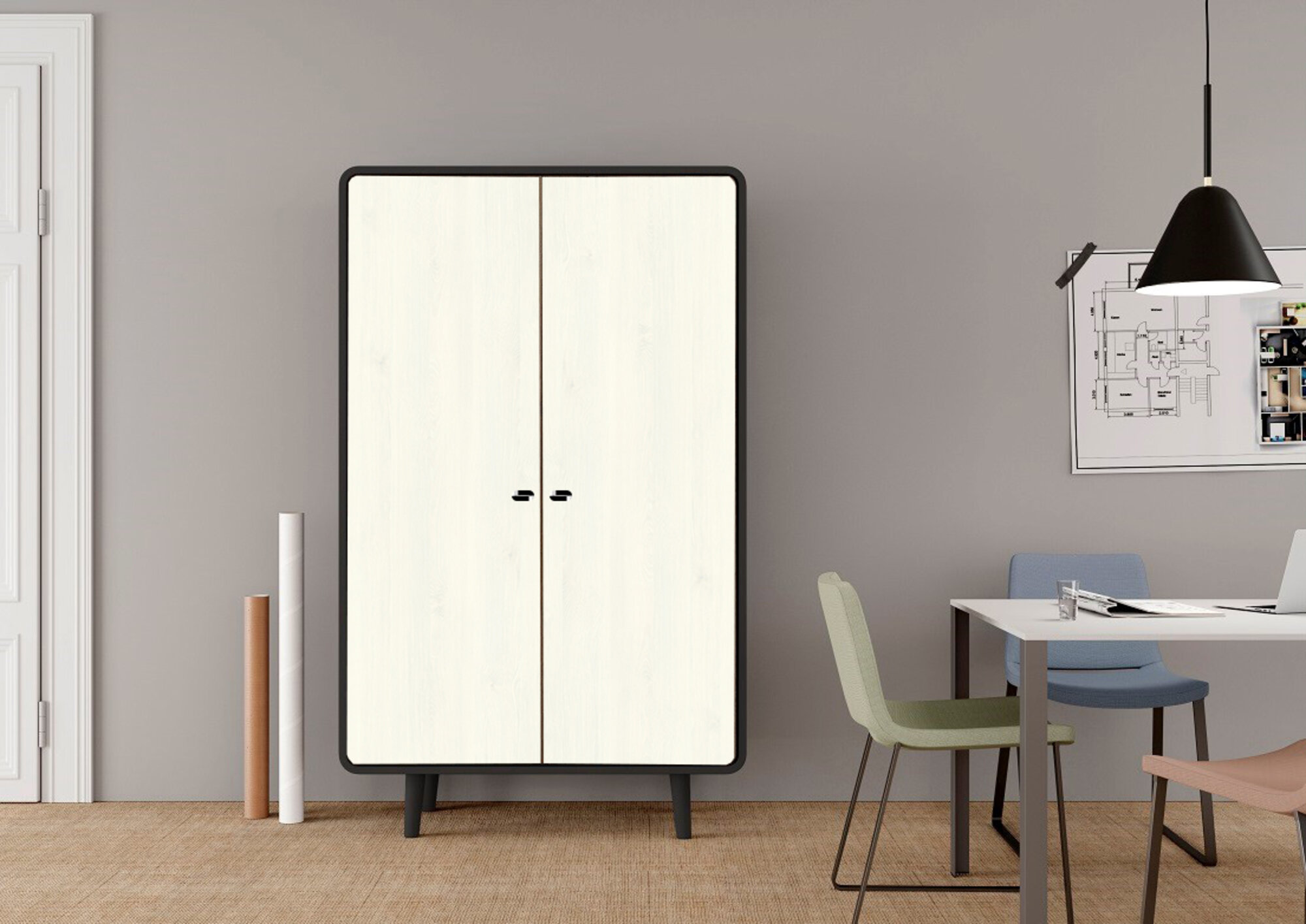 Melamine faced particleboard Swiss Krono 5288 OW White Spruce 18mm - Image 2