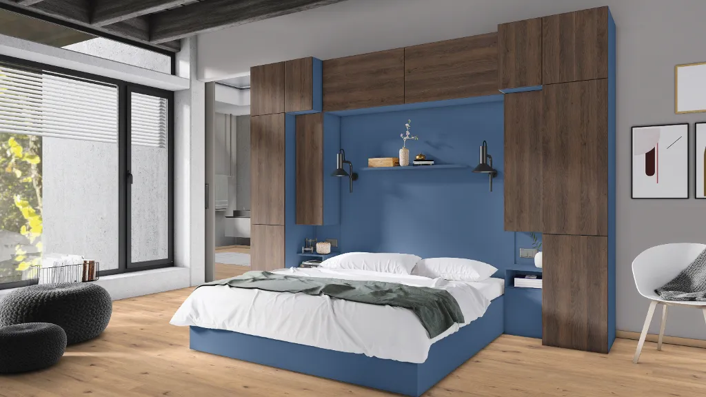 ЛДСП Egger U504 ST9 Тирольский голубой 18мм — изображение 2