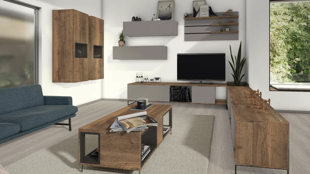 ЛДСП Egger U961 ST7 Графитовый серый 18 мм. — изображение 2