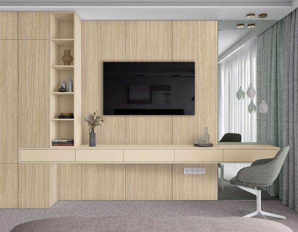 Pal melaminat kronospan 8921 BS Ferrara Oak 18mm - imagine 2