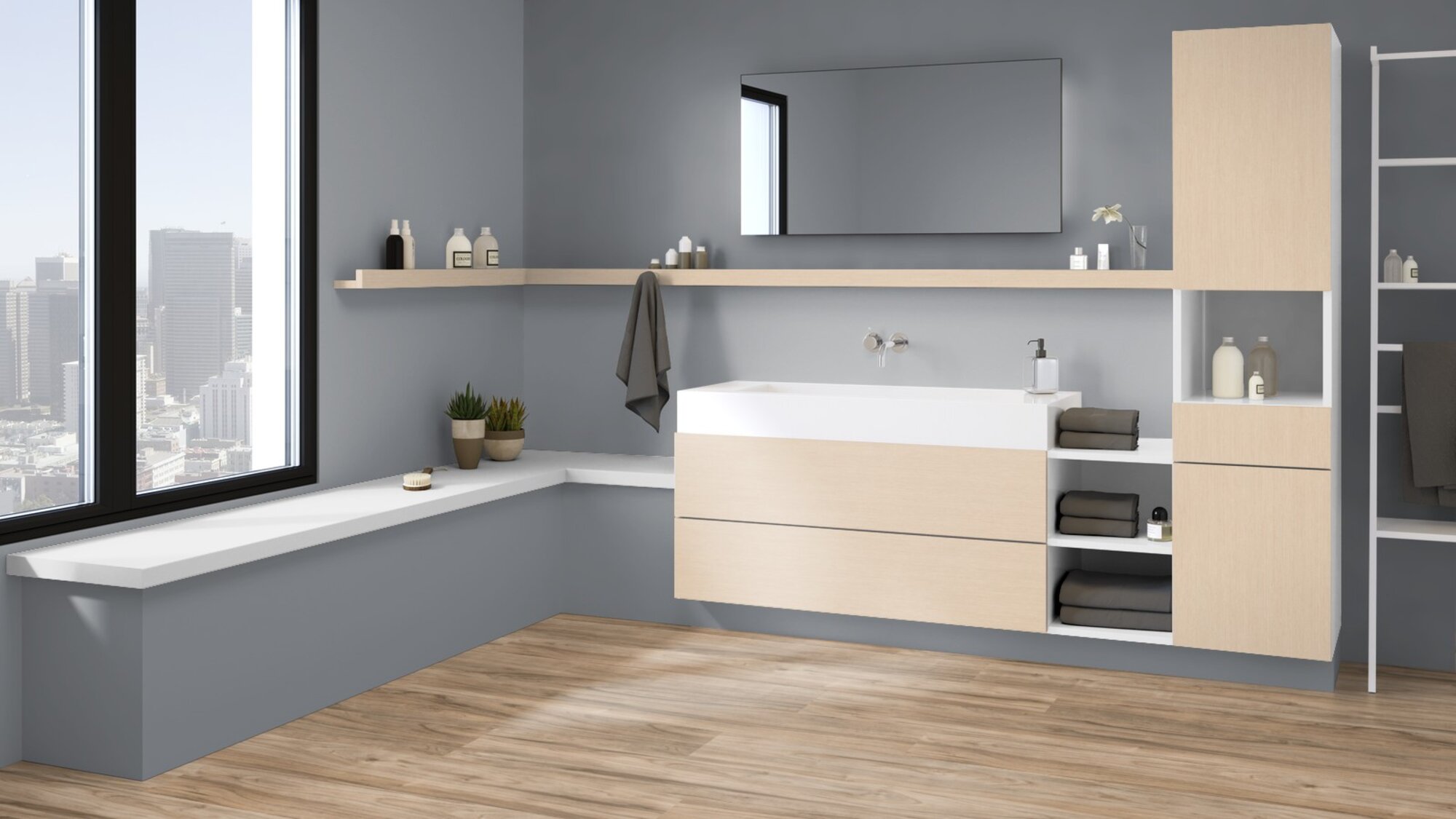 Melamine faced particleboard Swiss Krono 2427 PR Wenge Light 18mm - Image 3