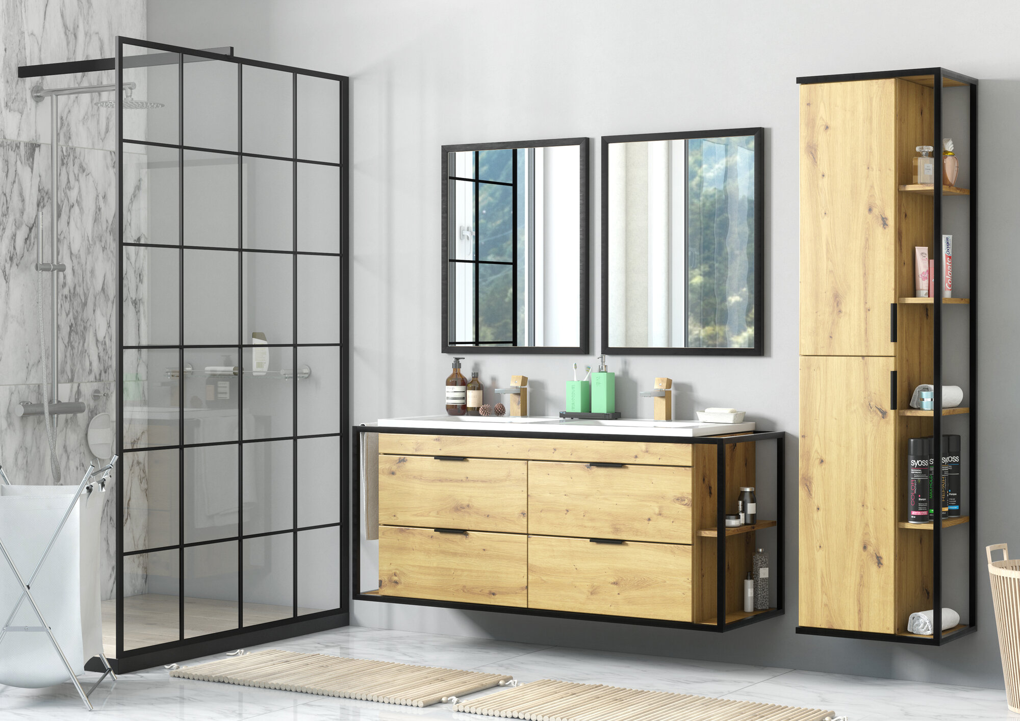 Melamine faced particleboard Swiss Krono 4225 OW Artisan Oal Yellow 18mm - Image 3