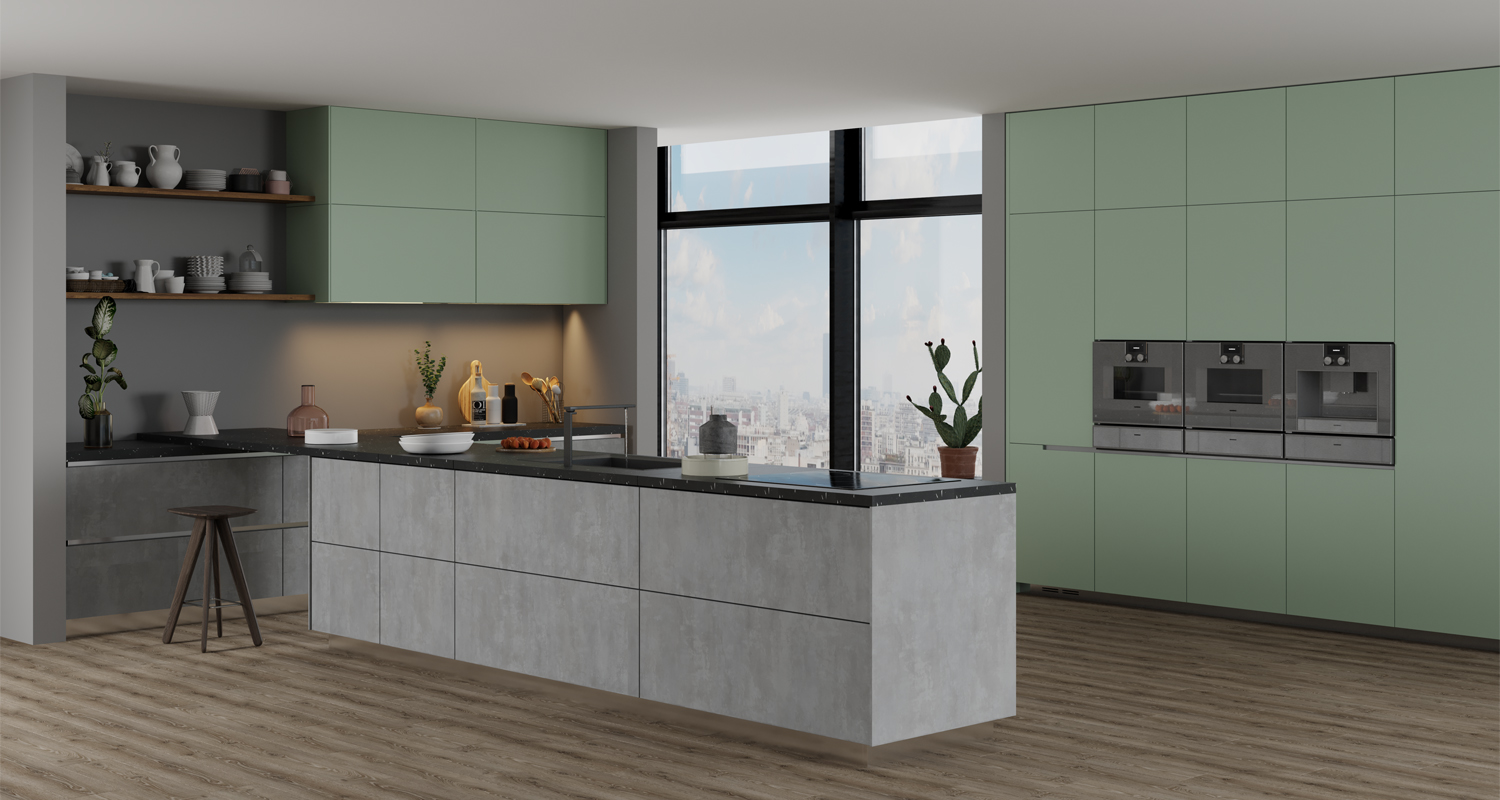 Placă MDF Kastamonu P010 Soft Touch Mentă 18mm. - imagine 2