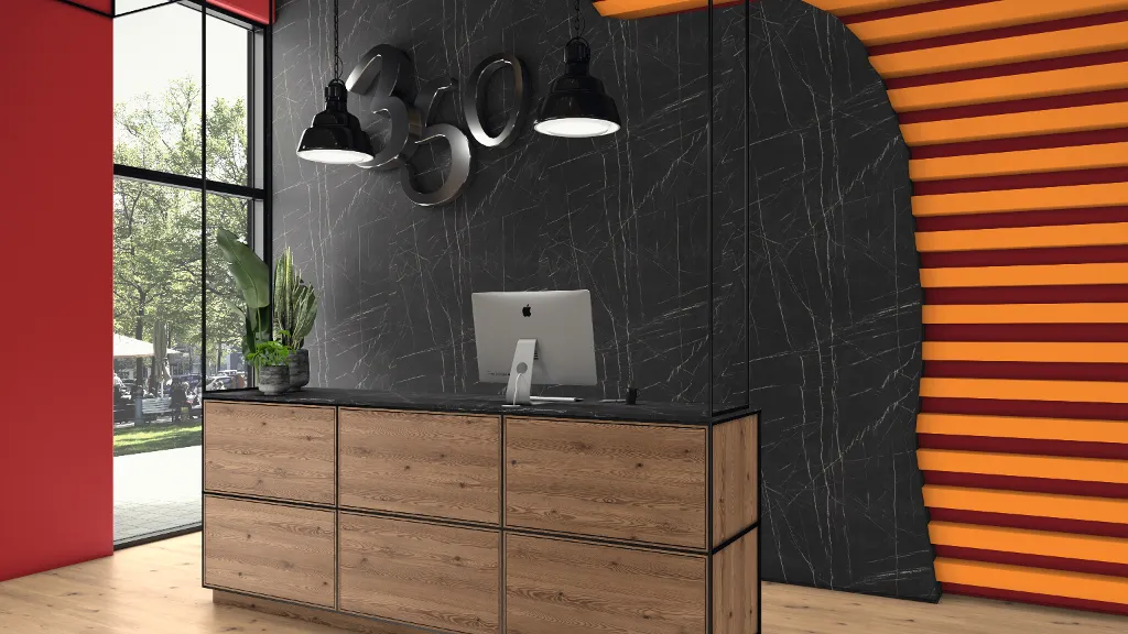 Worktop Egger F206 ST9 Pietra Grigia black, 4100x600x38mm. - Image 3