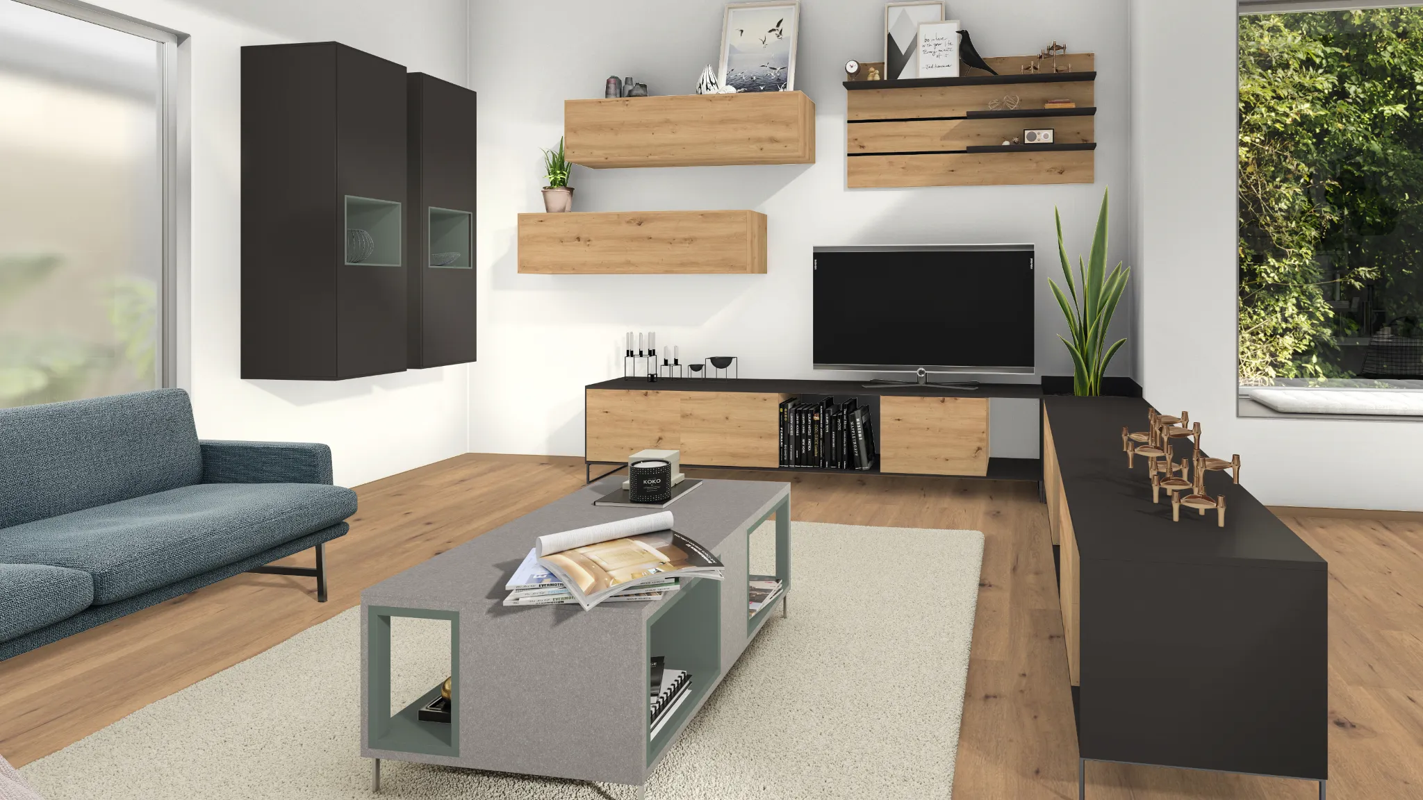 Blat Egger H1318 ST10 Stejar sălbatic natur 4100x600x38mm - imagine 3