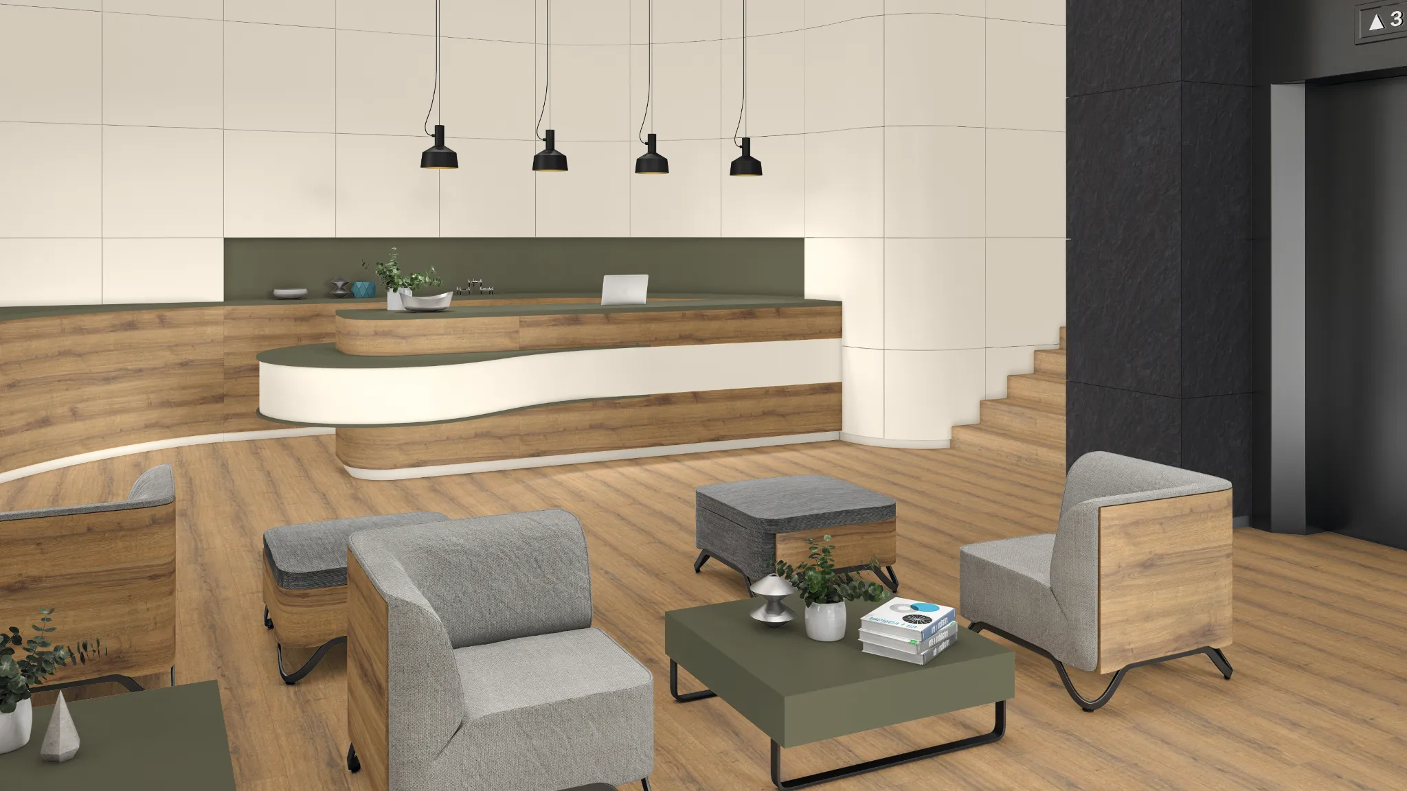 Blat Egger H1344 ST32 Stejar Sherman maro cognac 4100x650x38mm - imagine 3