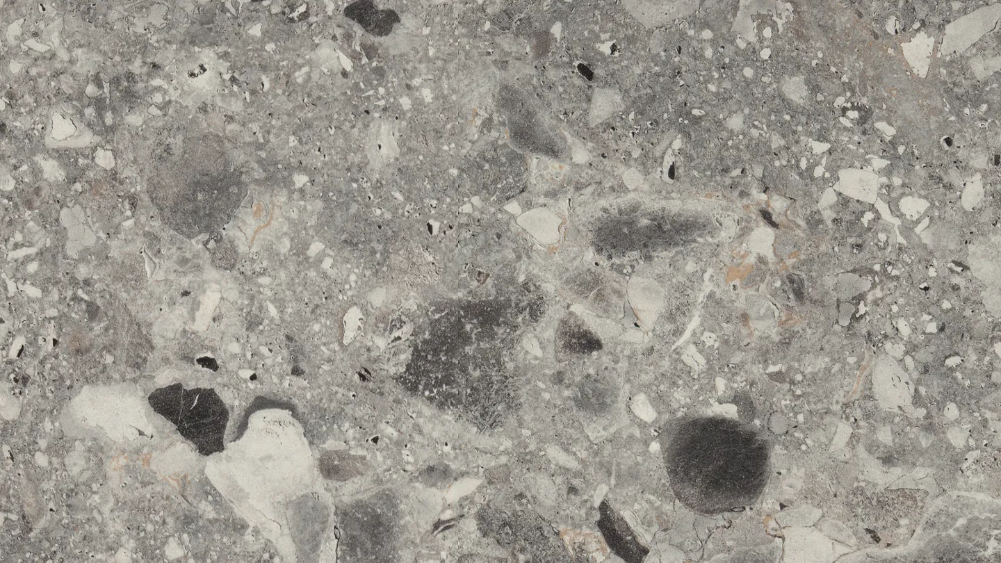 Worktop Egger F021 ST75 Triestino Terrazzo grey, 4100x600x38mm. - Image 2