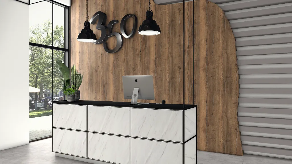 Blat Egger F812 ST9 Marmură Levanto alb 4100x920x38mm - imagine 3