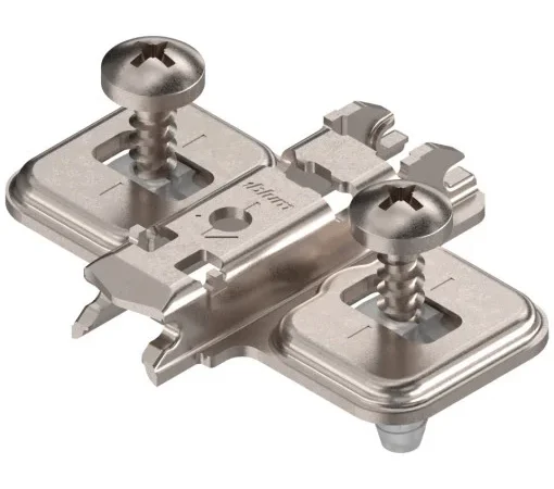 Blum mounting plate EXPANDO 174E6100.01 with pre-installed dowels, height 0mm