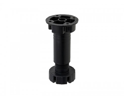 Черная пластиковая ножка H100 мм для кухни