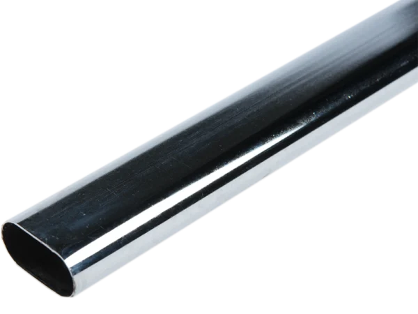 Oval clothing rail 30 x 15 x 3000 mm