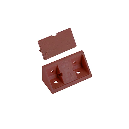 Brown plastic corner